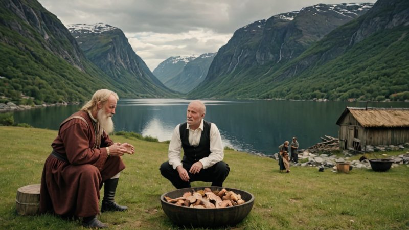 norsk folklore, sagn, rike og fattige, fortelling, kulturarv