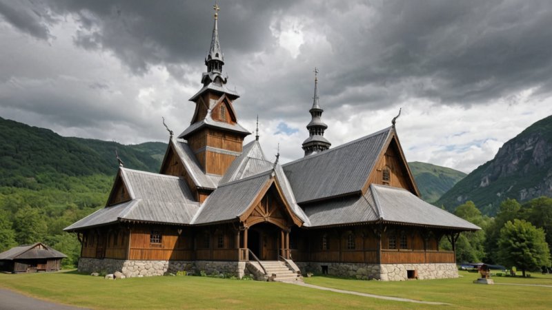 norsk arkitektur, historiske stiler, moderne arkitektur, kunstnerisk uttrykk, regionale variasjoner