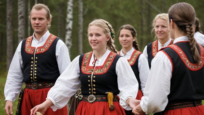 norsk folklore, tradisjoner, kulturell identitet, nisse, bunad, samisk kultur