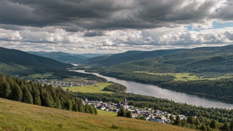 Buskerud, historie, samfunnsengasjement, kulturelle festivaler, tradisjonell mat, landemerker, Norge