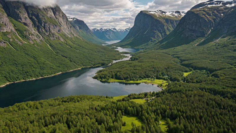 norsk natur, litteratur, Ibsen, Vesaas, symbolikk, skoger, fjell, landskap