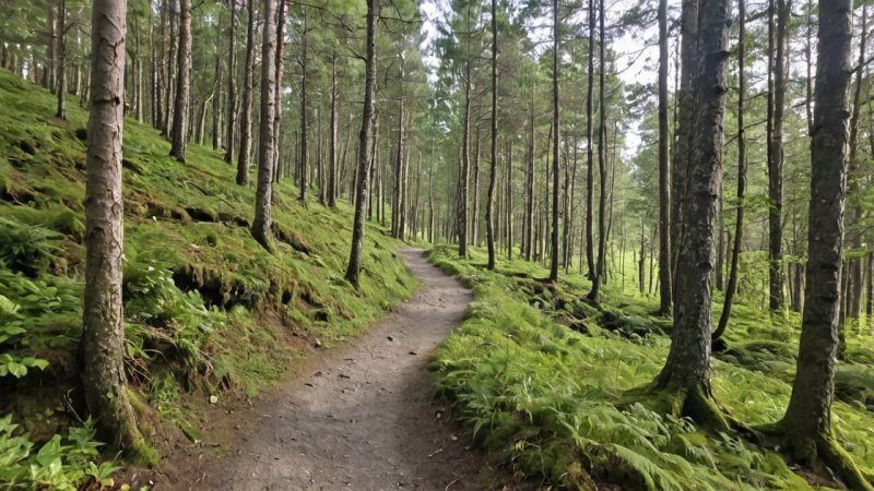 Bymarka, løping, stier, Trondheim, natur, friluftsliv