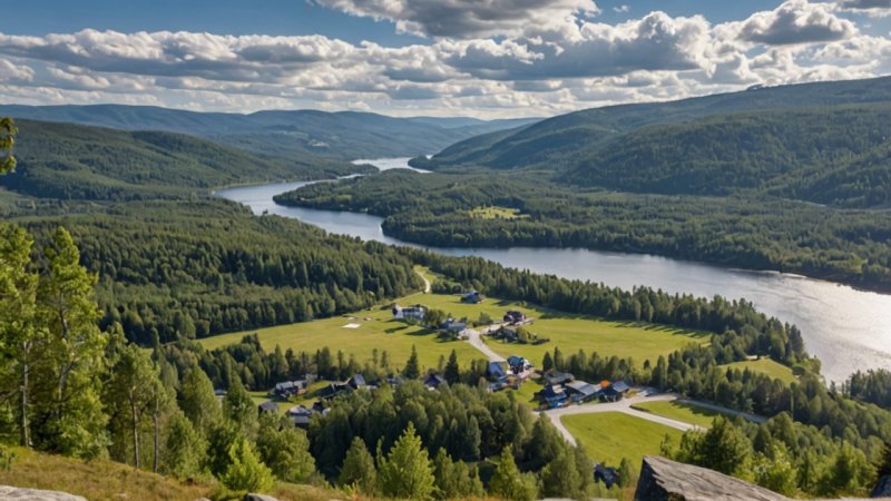 Buskerud, norsk identitet, historie, kultur, festivaler, tradisjonell mat, landemerker