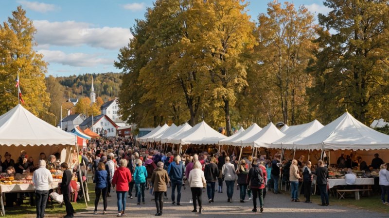Eidsvoll, høstfest, lokale tradisjoner, samfunn, kulturelle arrangementer, matmarked, familieaktiviteter