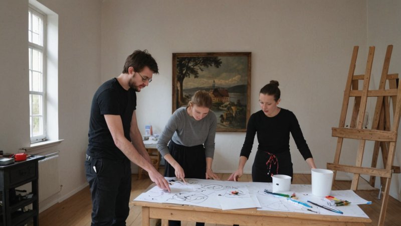 kunstnerisk residens, Akershus, kunstnermuligheter, kreativ utvikling, kulturell utveksling