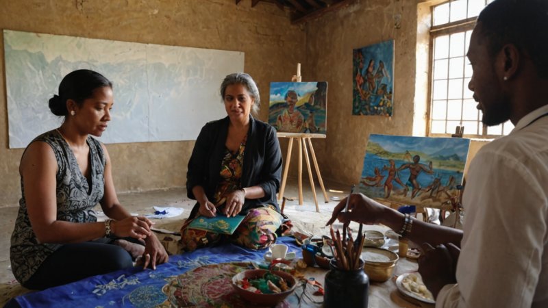 kunstnerisk samarbeid, kulturell utveksling, regionale partnerskap, kreativ vekst, lokale kunstnere