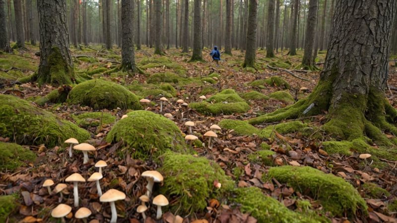 soppplukking, Østmarka, natur, friluftsliv, sopp