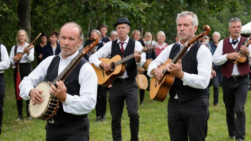 Østfold tradisjonell musikk, folkemusikk, kulturfestivaler, tradisjonelle instrumenter, musikere fra Østfold