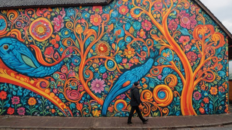 urban kunst, tradisjonell kunst, Norge, kulturarv, teknikker, samfunnsmessig innflytelse