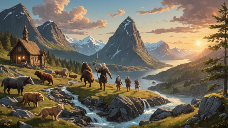 norske legender, folklore, kulturell arv, helter, mytologi, vikings historie, Sigurd, Ragnar