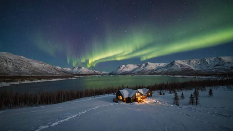 vintercamping, Finnmark, natur, friluftsaktiviteter, nordlys, tradisjonell mat