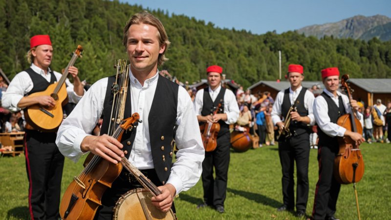 norsk folkemusikk, tradisjonelt håndverk, kulturarv, folkemusikkfestivaler, Norge