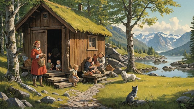 norsk barnelitteratur, folkeeventyr, forfattere, tradisjoner, kulturarv
