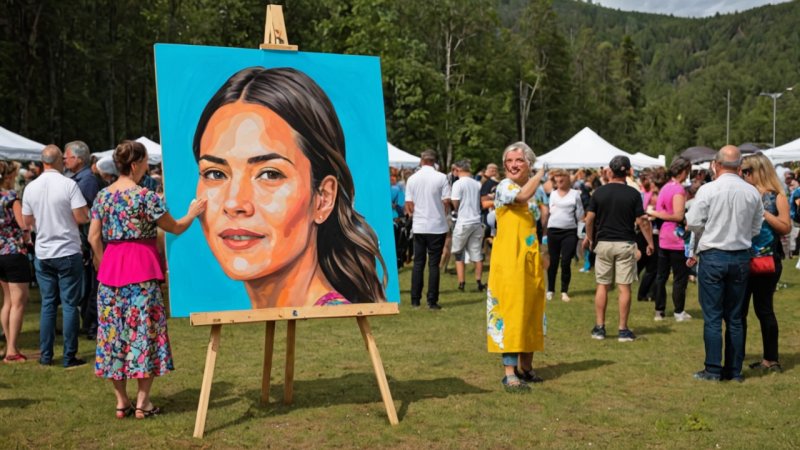 Asker kunstfestival, kulturelle arrangementer i Norge, lokale kunstnere, samfunnsengasjement, tradisjonell mat, kunstutstillinger