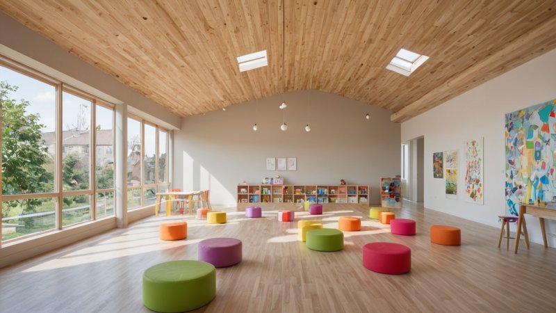 arkitektur, barn, design, psykologi, utvikling, læringsmiljøer, naturlige elementer, barnevennlige rom