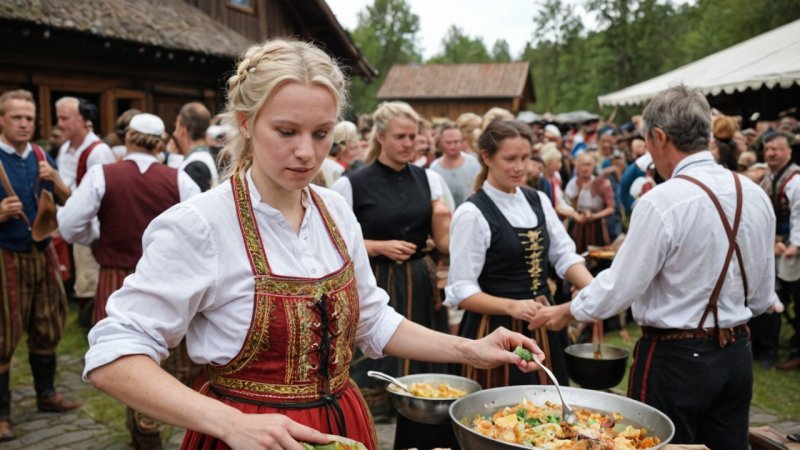 norsk folklore, mattradisjoner, festivaler, Akershus, Buskerud, Østfold, kulturarv