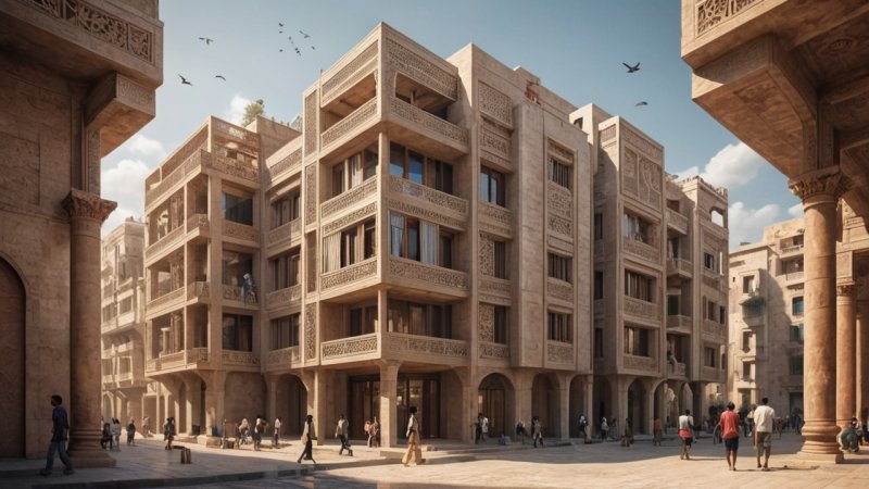 arkitektur, kultur, migrasjon, design påvirkning, arkitektoniske stiler