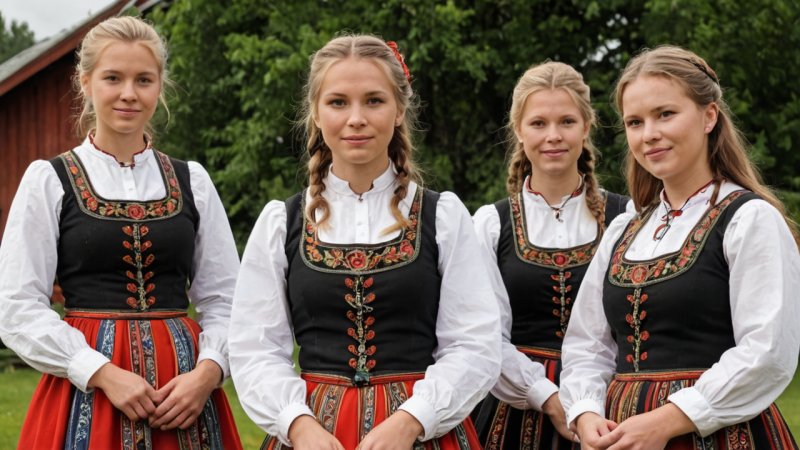 norske kunsttradisjoner, bygdehåndverk, bunad, folkemusikk, Rørosmaleri