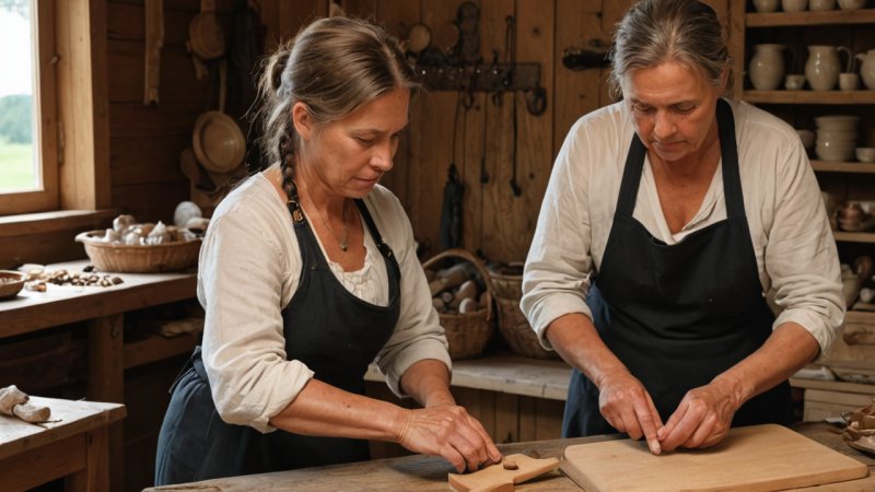 Østfold, tradisjonelt håndverk, treskjæring, tekstiler, keramikk, smykker, kulturfestivaler, arv