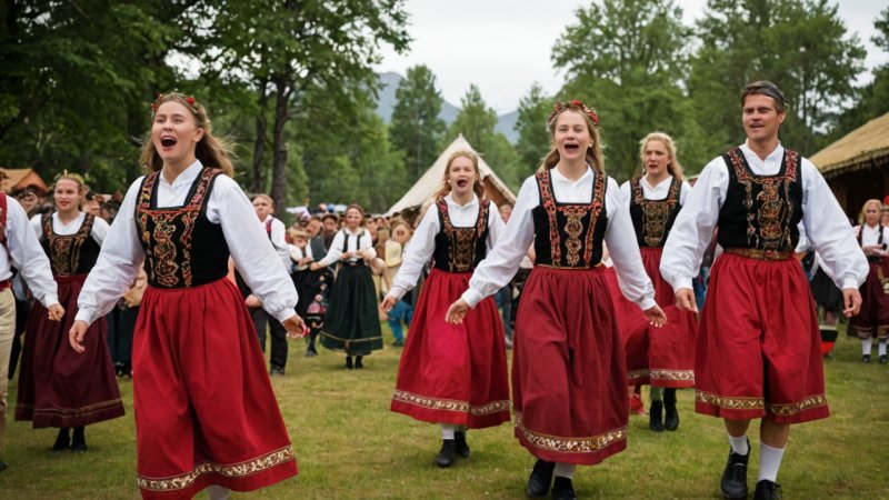 norske festivaler, Bergen Festspill, Rørosmartnan, kulturarv, tradisjonelt håndverk, lokal mat, samfunnsinnvirkning