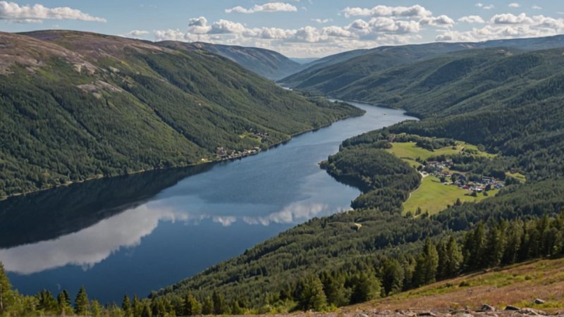 Buskerud, lokalt språk, kultur, historie, festivaler, tradisjonell mat, landemerker, samfunnseffekter