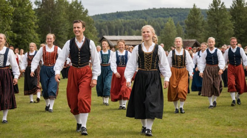 Gammeldans Festival, tradisjonell dans, norsk kultur, Ringerike, kulturell feiring