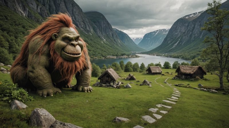 norsk folklore, kulturelle tradisjoner, språklig mangfold, festivaler, historie, myter, legender, dialekter