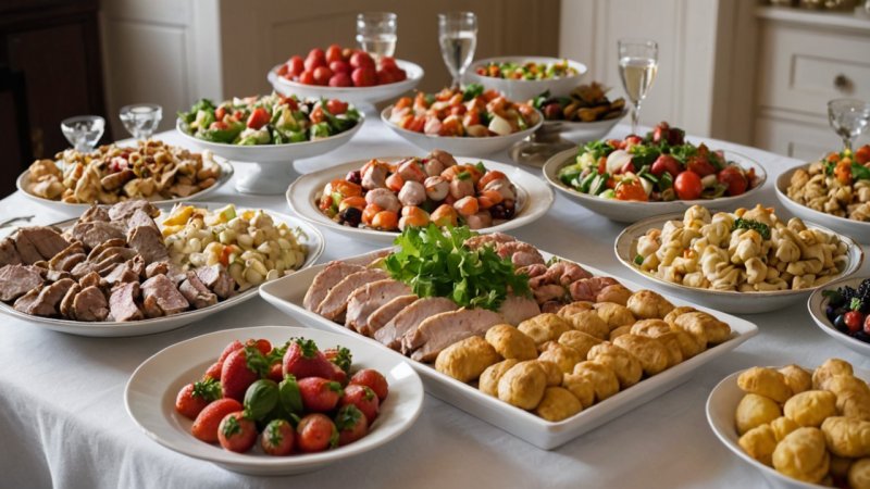 koldtbord, tradisjonell norsk mat, kulturell arv, sosial sammenkomst, norsk kjøkken