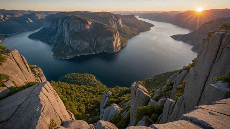 Preikestolen, fotturer, Norge, natur, reise, eventyr, Lysefjorden, utendørs aktiviteter