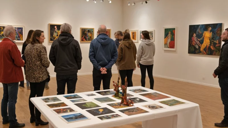 kunstutstilling, Drammen, lokale kunstnere, kulturelle festivaler, samfunnsengasjement, kreativitet, tradisjonell mat