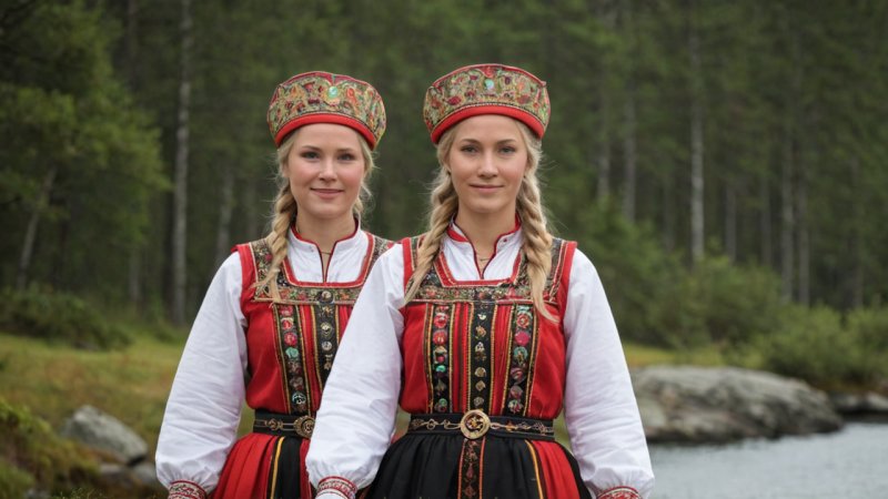 norske kostymer, folklore, kulturelle tradisjoner, bunad, tradisjonell drakt