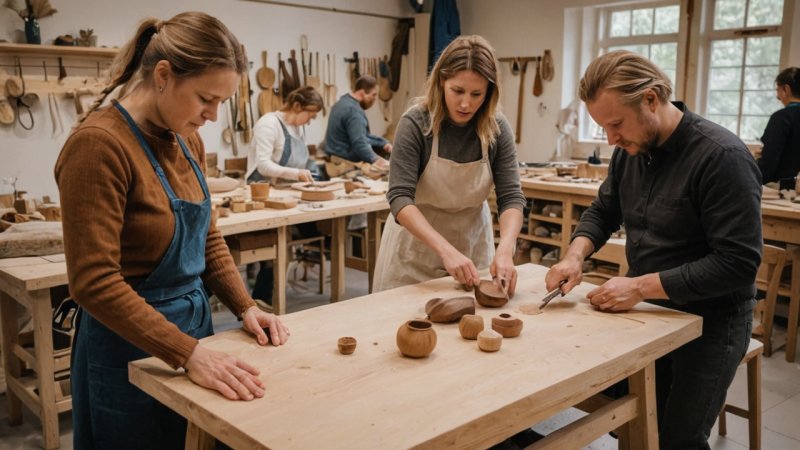 norsk håndverk, kunstneriske uttrykk, bærekraftige materialer, kulturarv, moderne teknikker, håndverksfestivaler, Norge