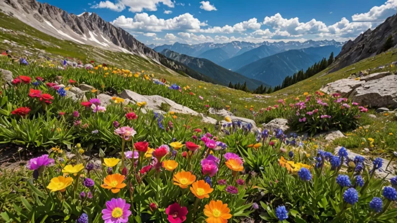 fjellblomster, botanikk, alpine planter, økosystemer, Norge, biologisk mangfold