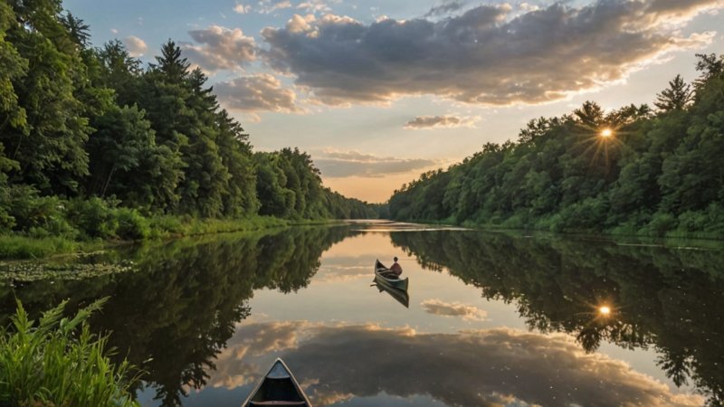 Glomma, kano, naturopplevelser, kulturfestivaler, tradisjonell mat