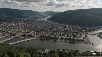 Kongsberg, Drammen, industrihistorie, kulturell sammenligning, Buskerud, historiske industrier