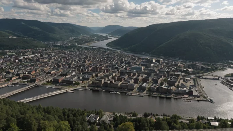 Kongsberg, Drammen, industrihistorie, kulturell sammenligning, Buskerud, historiske industrier