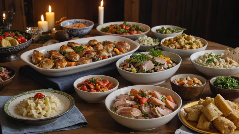 norsk koldtbord, tradisjonelle retter, norsk mat, matfestival, kulturell feiring