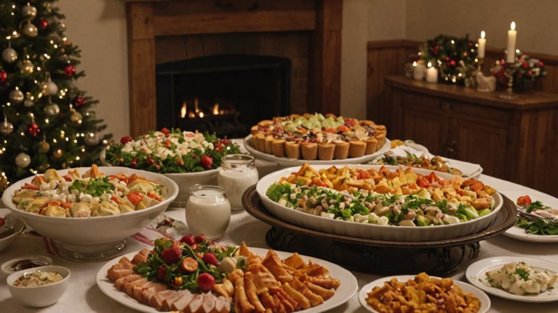 koldtbord, tradisjonell norsk mat, kald buffet, norsk kjøkken, festmåltider