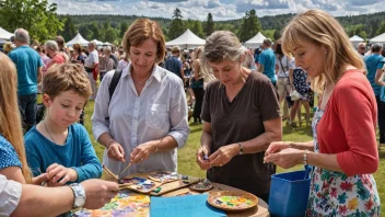 Kunst, Håndverk, Festival, Ringerike, Kreativitet, Workshops, Lokale kunstnere