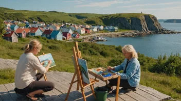 Buskerud, kunstnerkolonier, kulturell arv, Noresund, Ringerike, Modum Bad, Kongsberg, Holmsbu