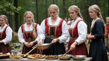 norsk folklore, kvinnehistorie, kulturelle tradisjoner, mytologi, festivaler