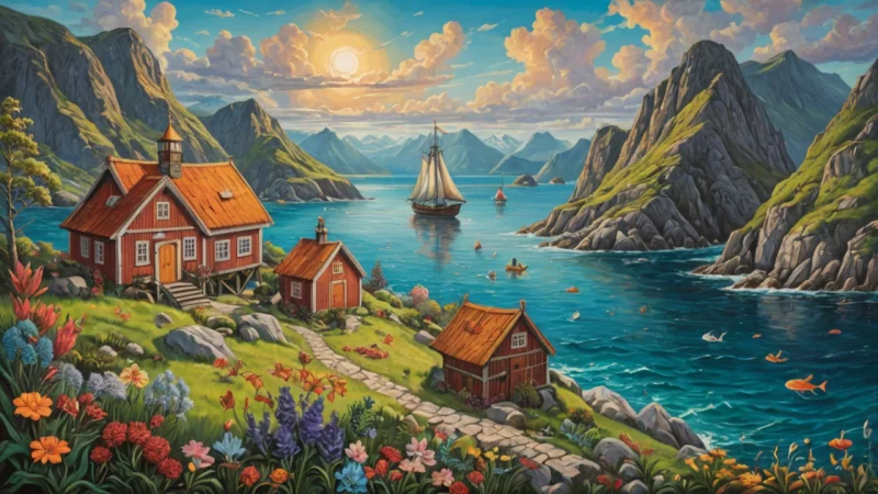 norsk folklore, sjøfolk myter, havlegender, kulturelle tradisjoner, maritim historie
