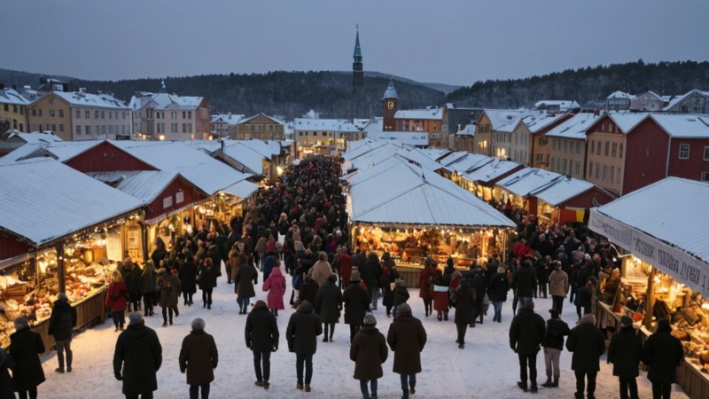 Vintermarked, Halden, lokal kultur, tradisjonell mat, håndverk, samfunnsarrangement
