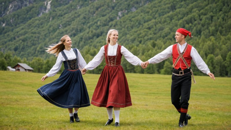 folkedans, tradisjonell dans, kulturfestivaler, folkemusikk, norsk kultur