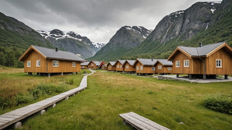 norsk trearkitektur, tradisjonell arkitektur, moderne arkitektur, bærekraft, kulturarv, bygningsdesign