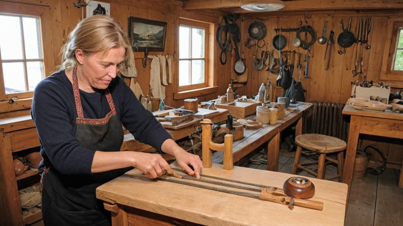 norske håndverk, tradisjonelle metoder, kulturarv, folkekunst, håndverk