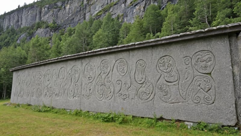 historiske monumenter, bergkunst, kulturarv, Asker, Norge, festivaler, tradisjonell mat