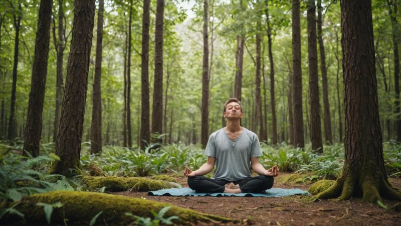 helsemessige fordeler av natur, utendørs aktiviteter, mindfulness, stressreduksjon, velvære