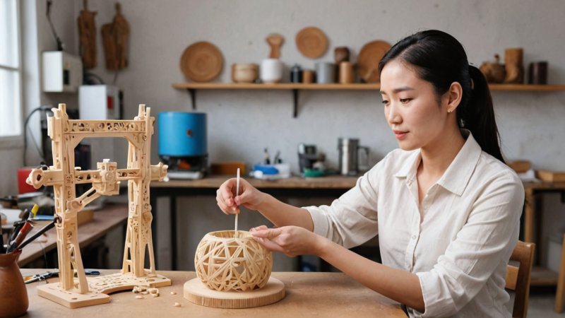 kunsthåndverk, teknologi, 3D-printing, tradisjonelle teknikker, kreativ innovasjon