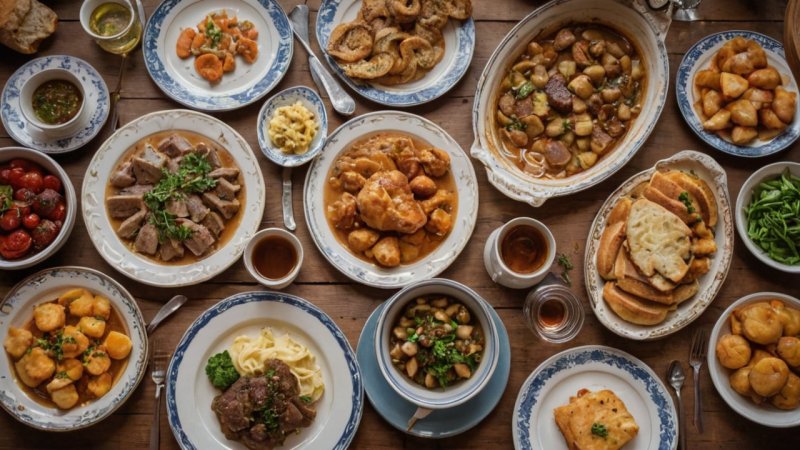 norsk matlaging, kulinariske tradisjoner, lokale ingredienser, festmåltider, kulturarv, matkultur